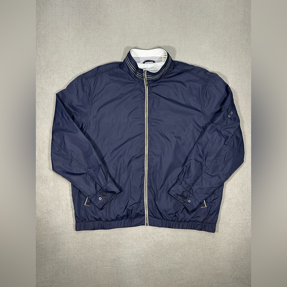 Tommy Bahama Men’s XL Blue Lightweight Windbreaker Jacket